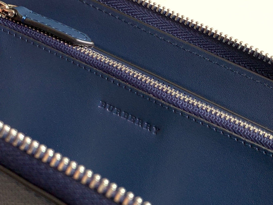 Гаманець Burberry London із зернистої натуральної шкіри — фото 7