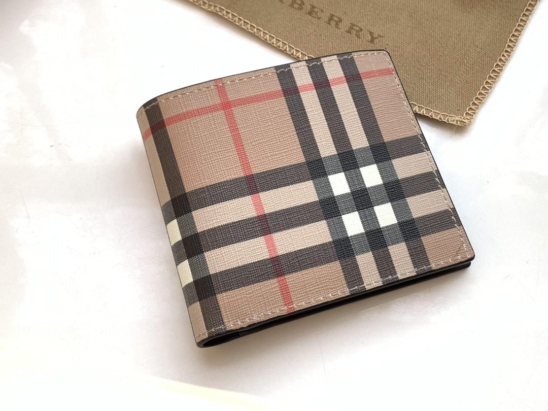 Гаманець Burberry Vintage з текстилю й натуральної шкіри — фото 2