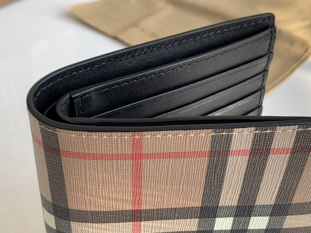 Гаманець Burberry Vintage з текстилю й натуральної шкіри — фото 9