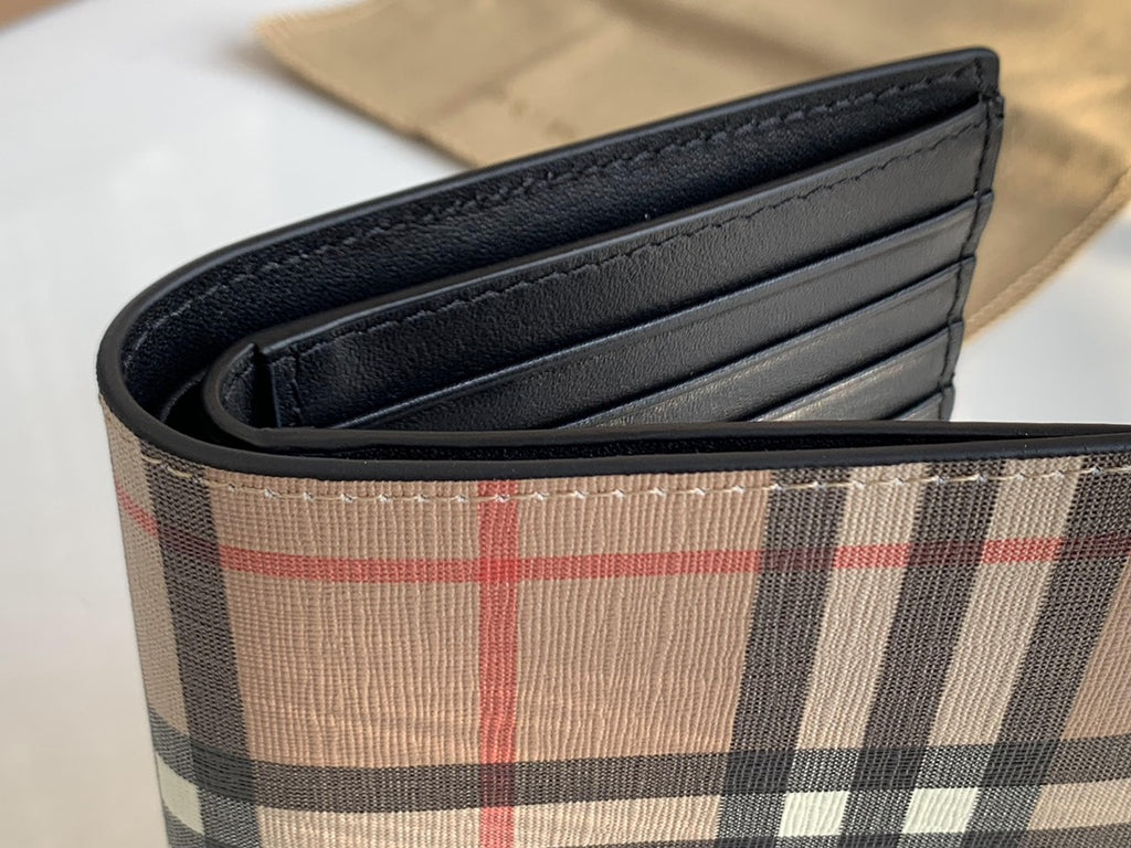 Гаманець Burberry Vintage з текстилю й натуральної шкіри — фото 9