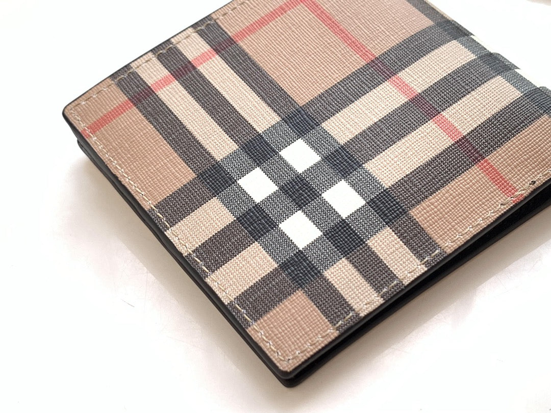 Гаманець Burberry Vintage з текстилю й натуральної шкіри — фото 3