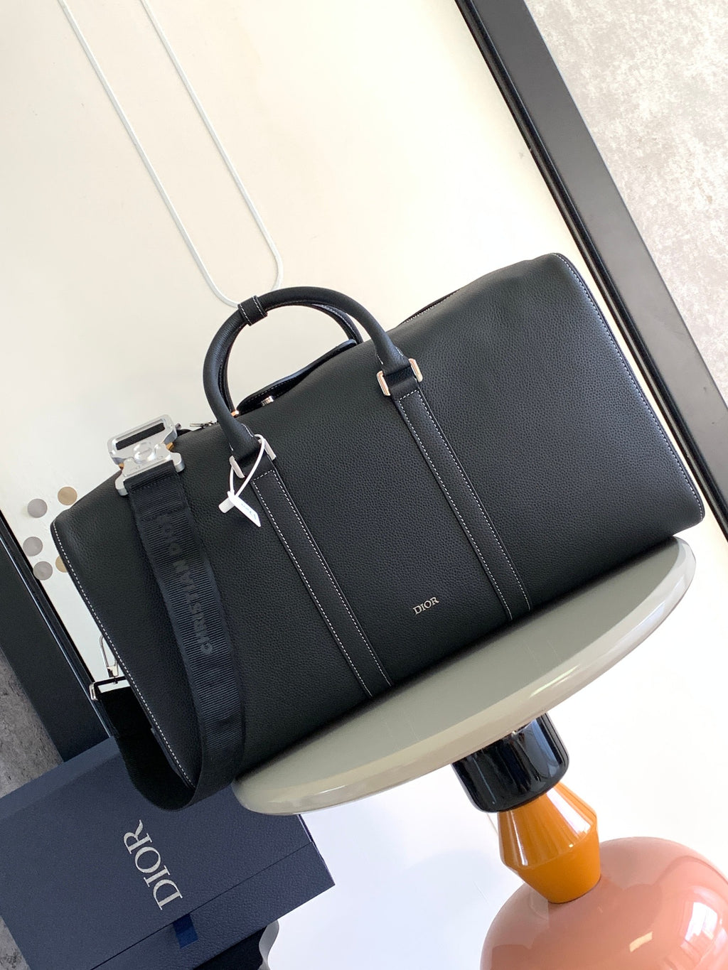Дорожня сумка Dior Lingot 50 з натуральної шкіри — фото 1