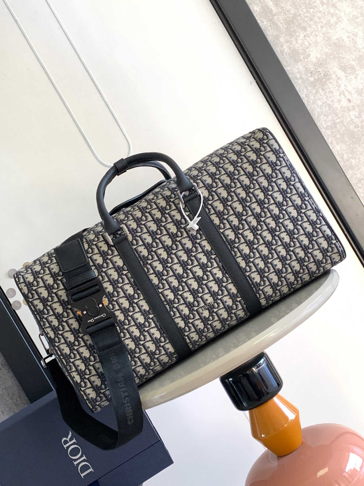 Дорожня сумка Dior Lingot 50 з натуральної шкіри — фото 1