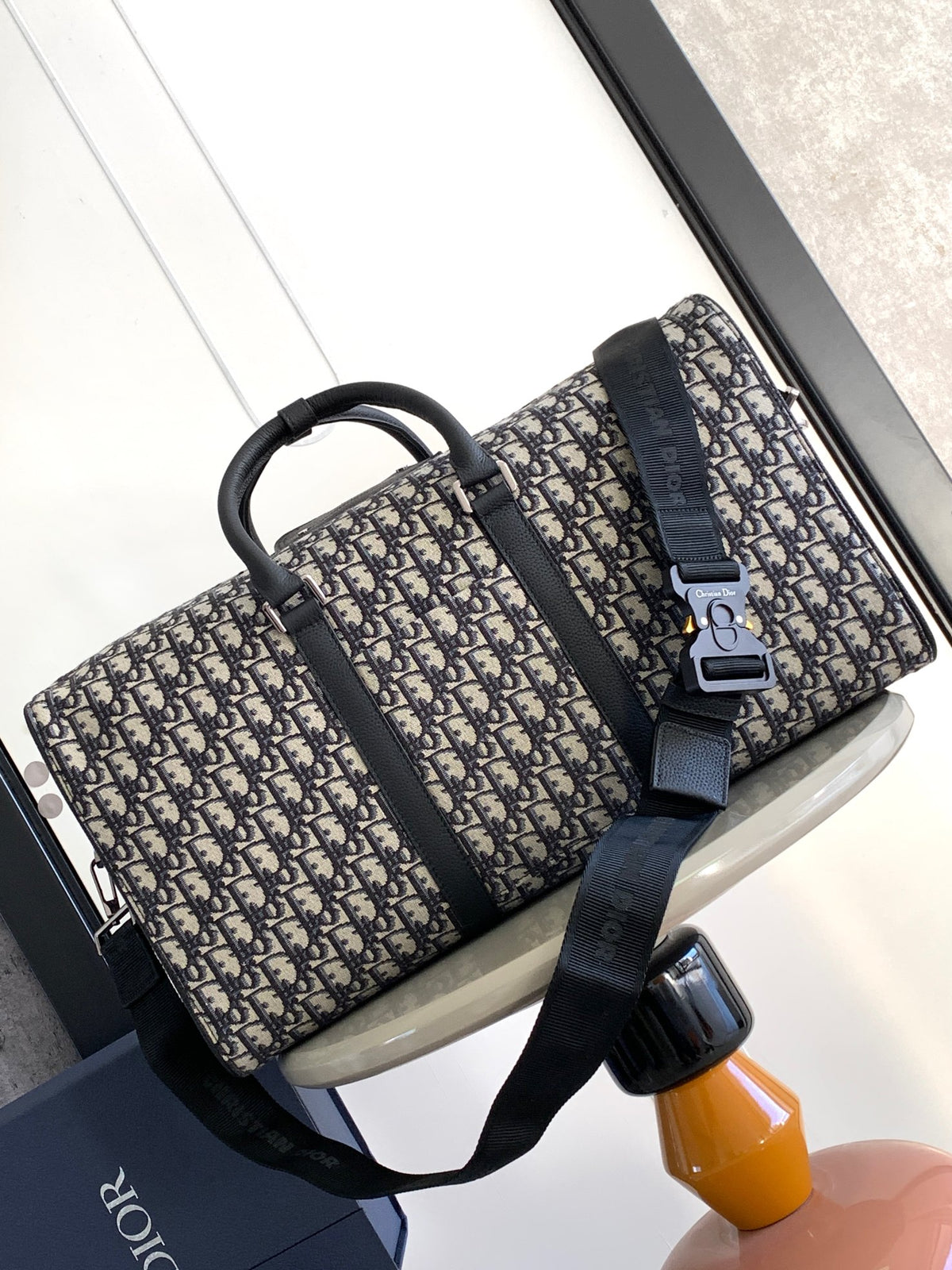 Дорожня сумка Dior Lingot 50 з натуральної шкіри — фото 3