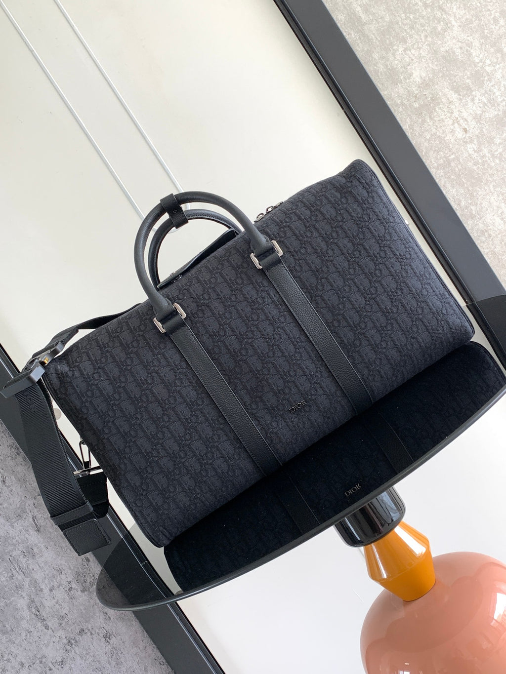 Дорожня сумка Dior Lingot 50 з натуральної шкіри — фото 1