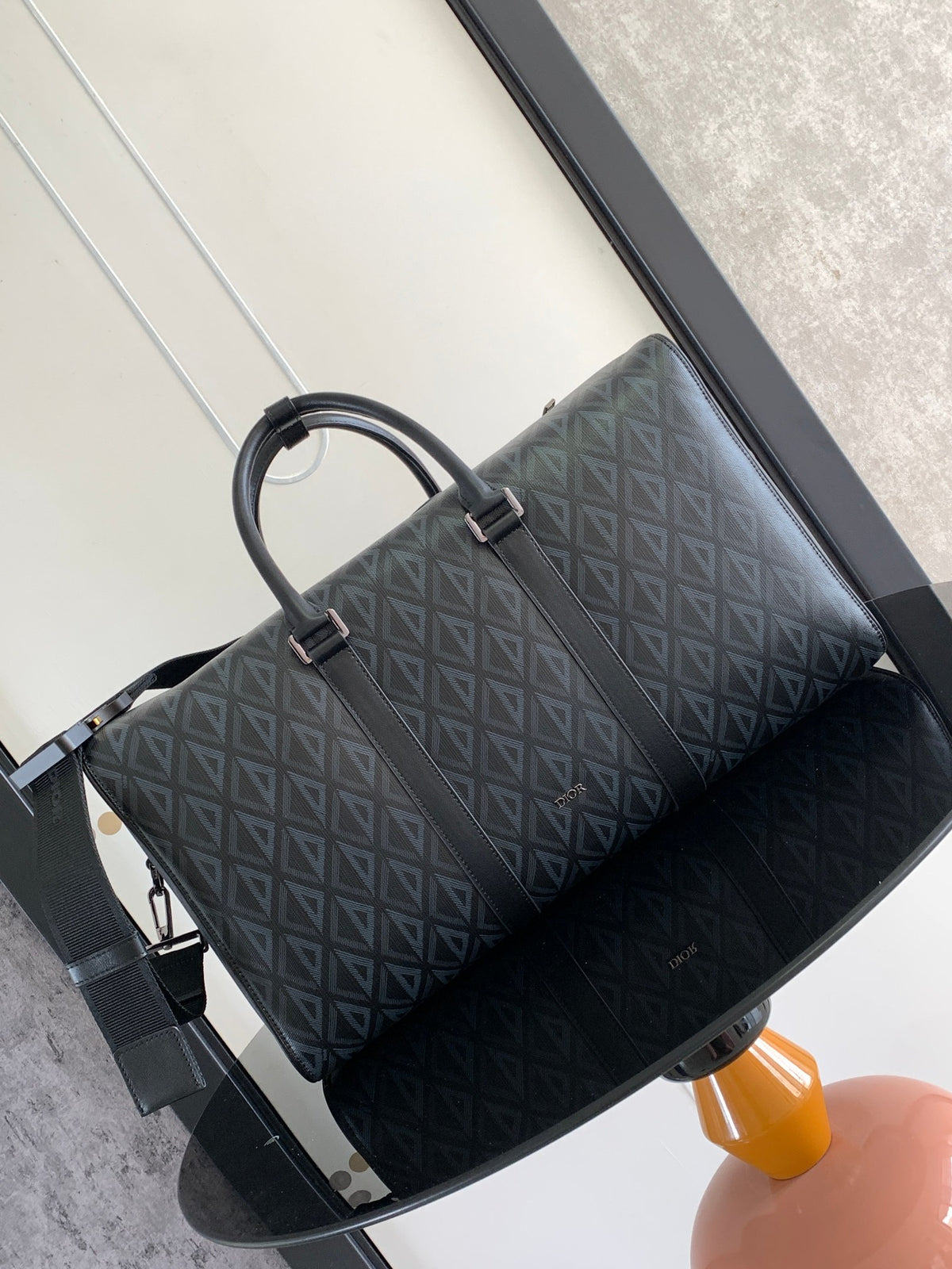 Дорожня сумка Dior Lingot 50 з натуральної шкіри — фото 1