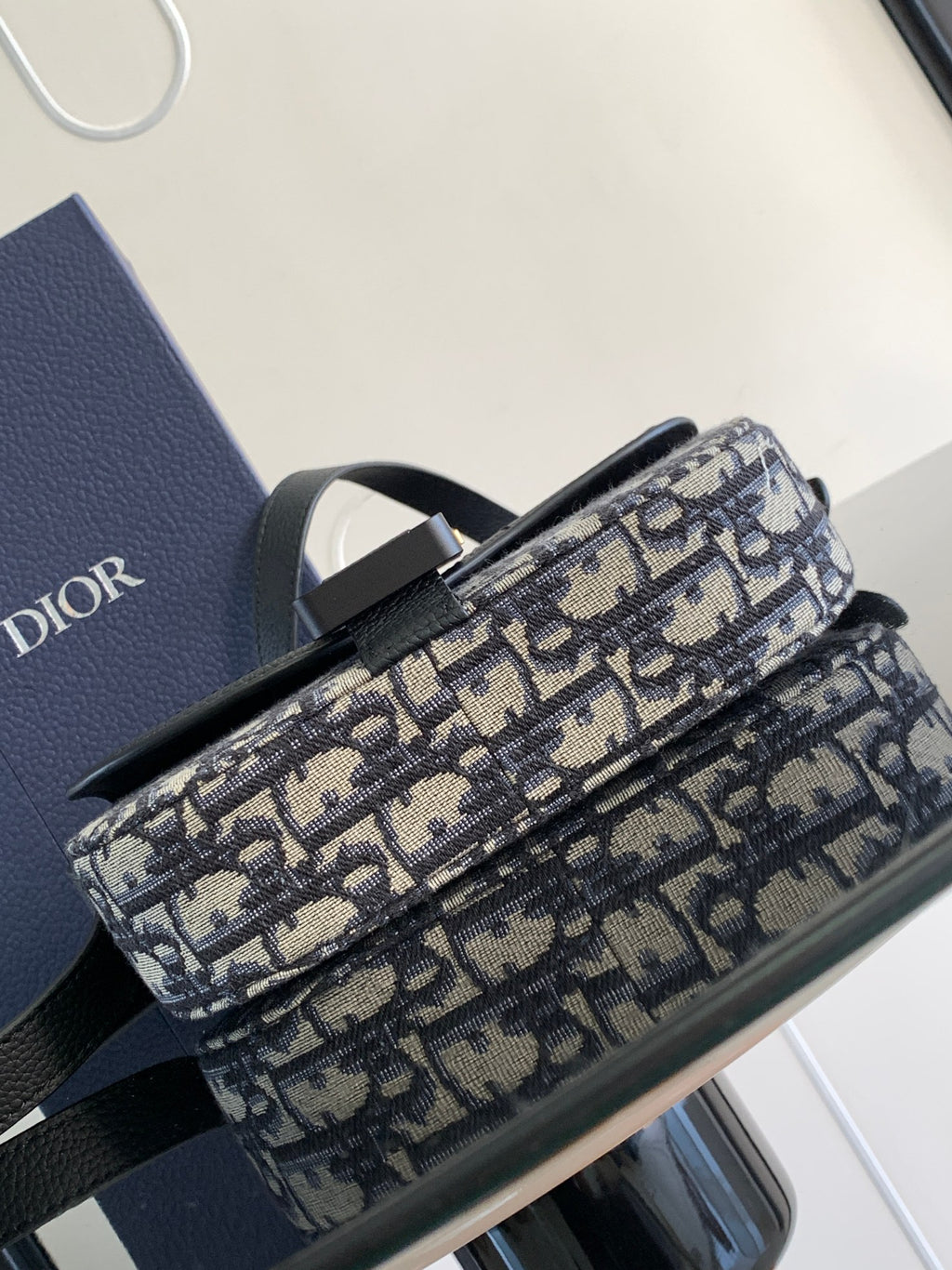 Клатч Dior Saddle з натуральної шкіри — фото 5