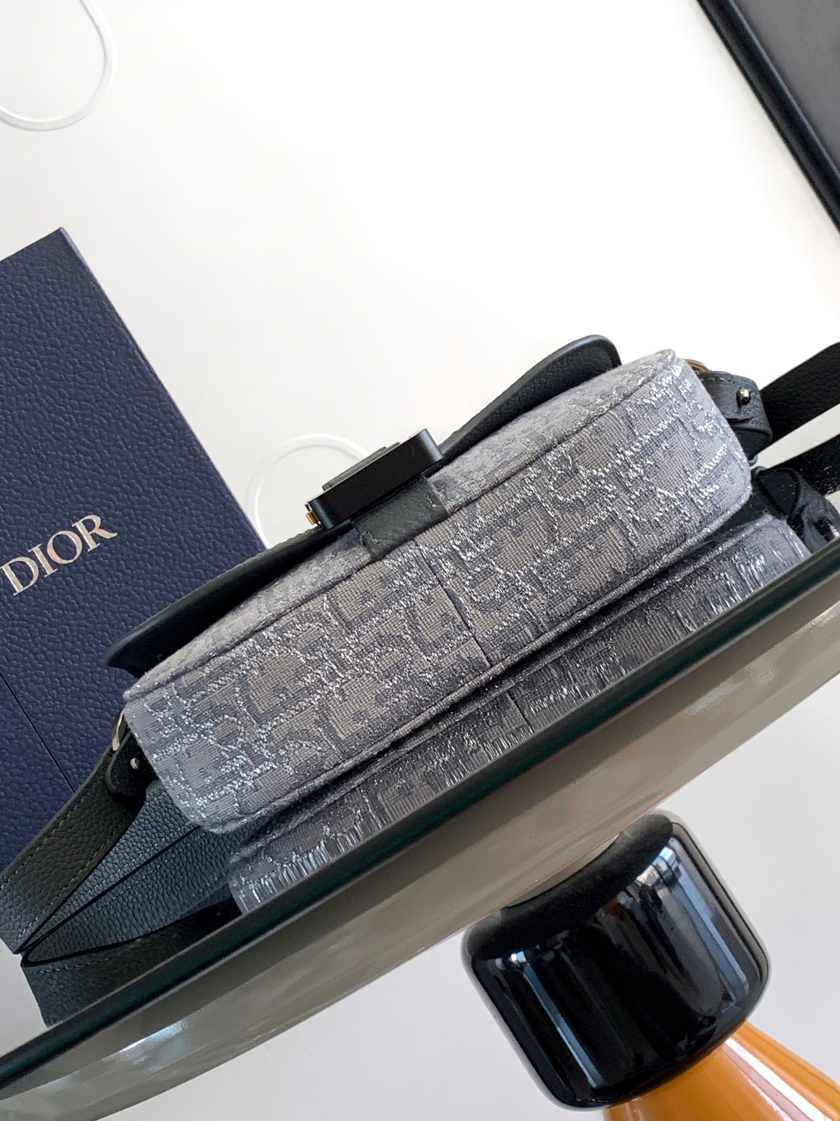 Клатч Dior Saddle з натуральної шкіри — фото 4