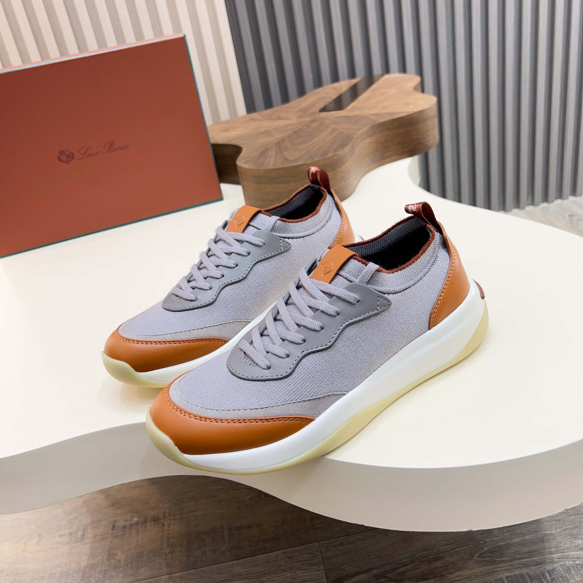 Шкіряні кросівки Loro Piana Soho Walk