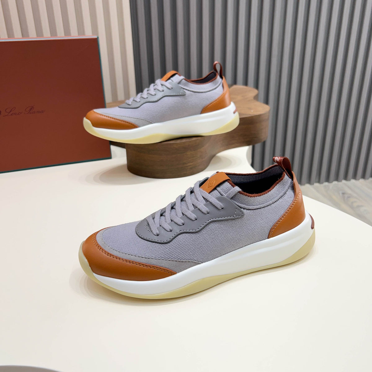 Шкіряні кросівки Loro Piana Soho Walk