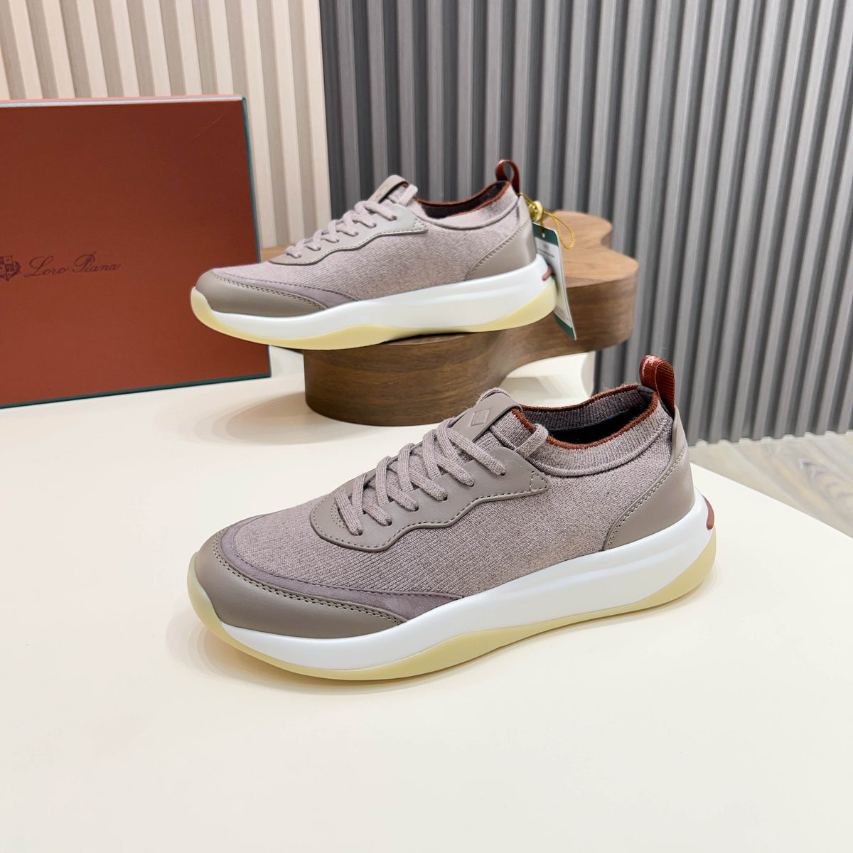 Шкіряні кросівки Loro Piana Soho Walk