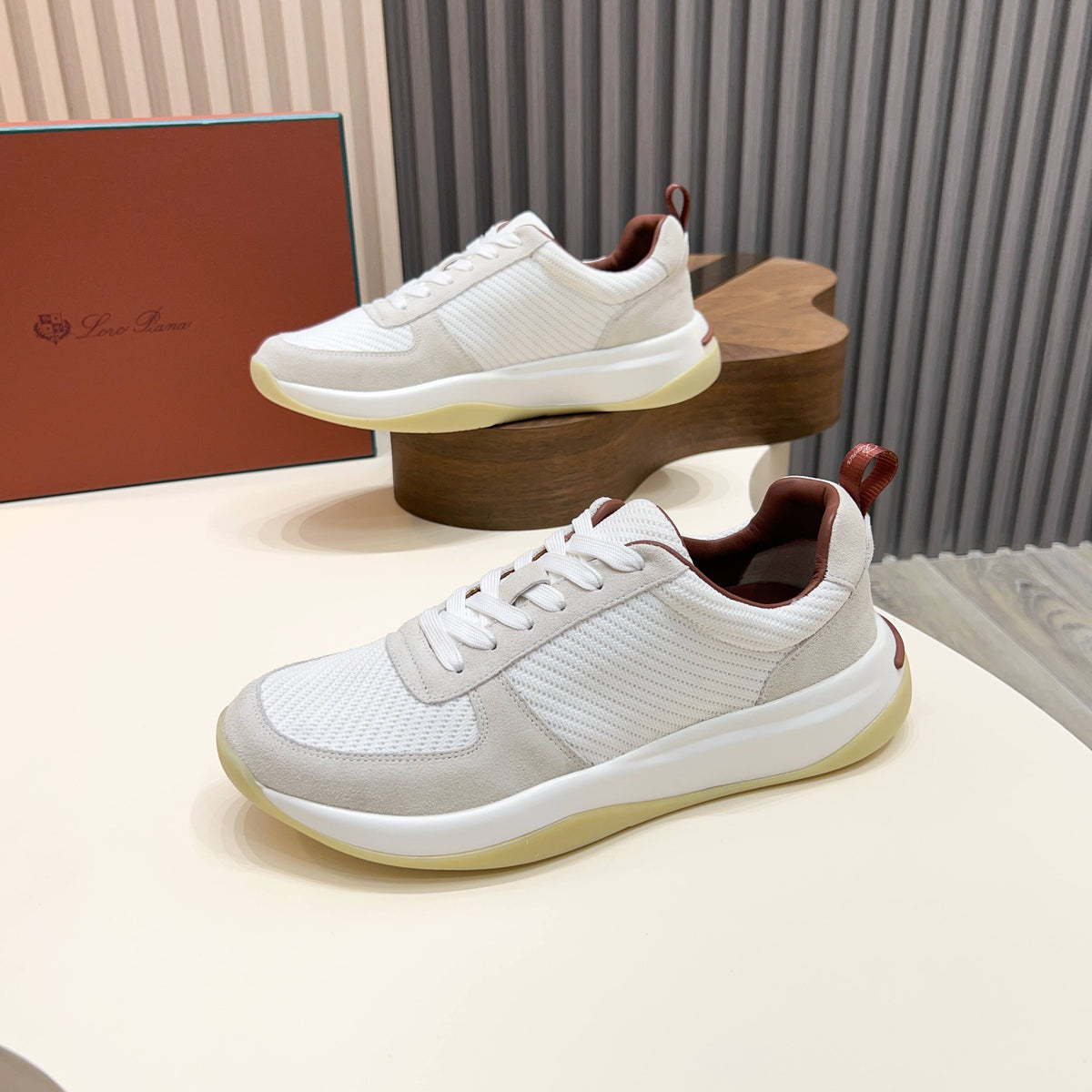 Шкіряні кросівки Loro Piana Soho Walk