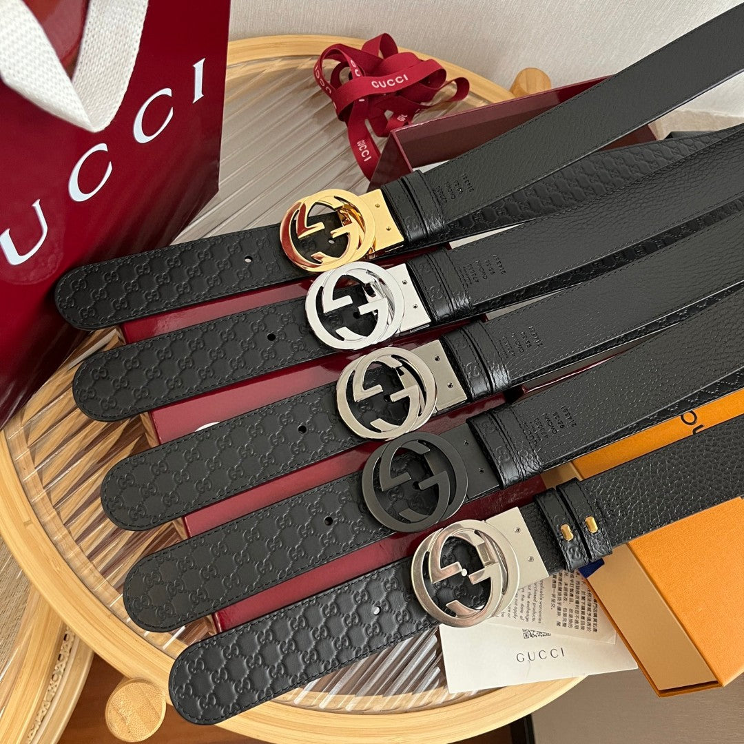 Ремінь Gucci Double G з натуральної шкіри — фото 6