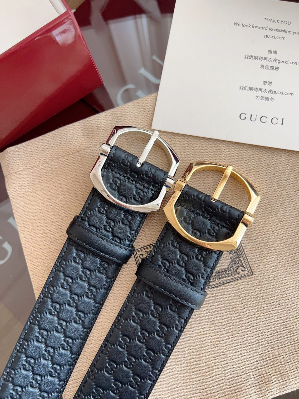 Ремінь Gucci з шкіри — фото 6