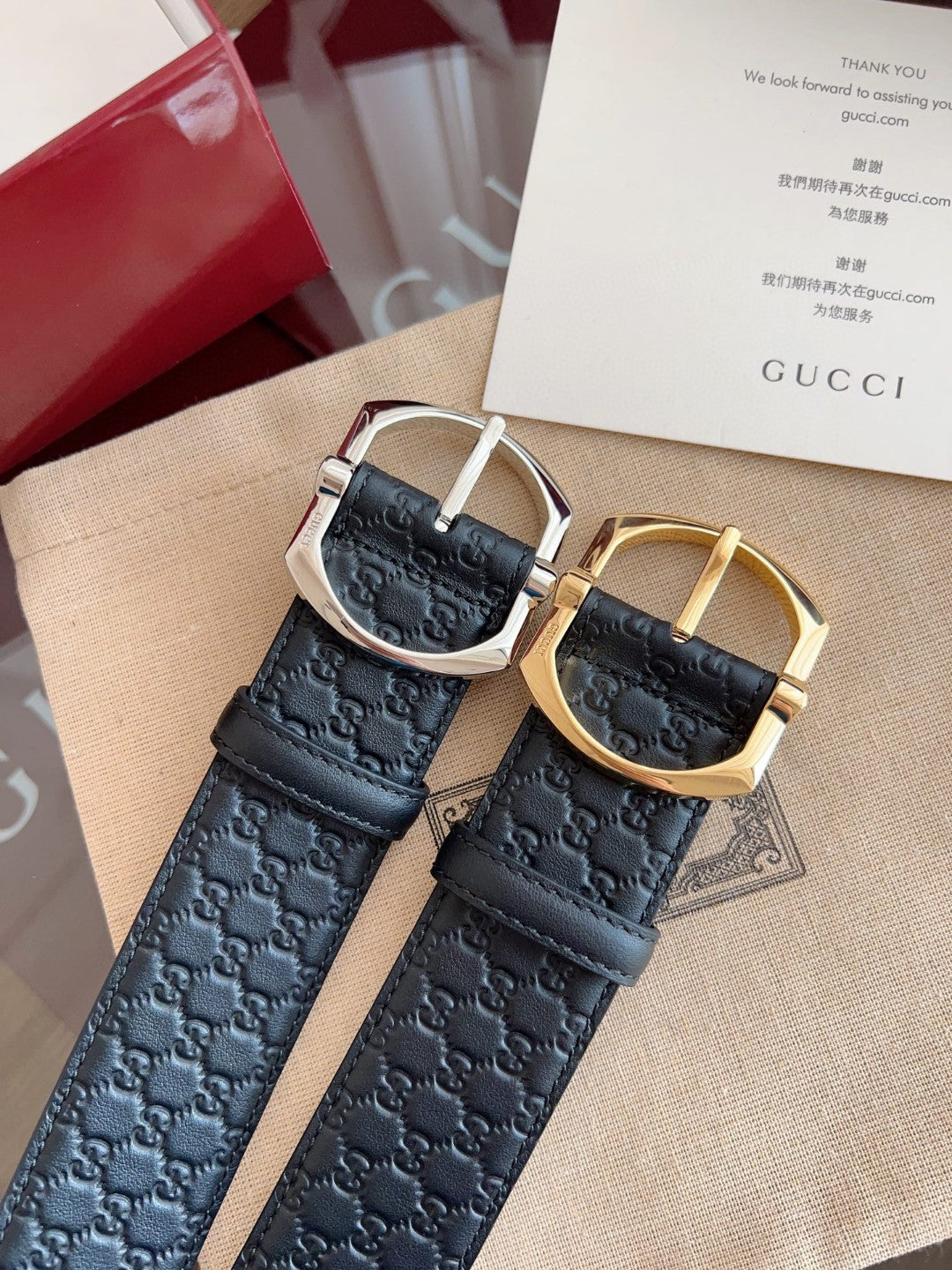 Ремінь Gucci з шкіри — фото 6