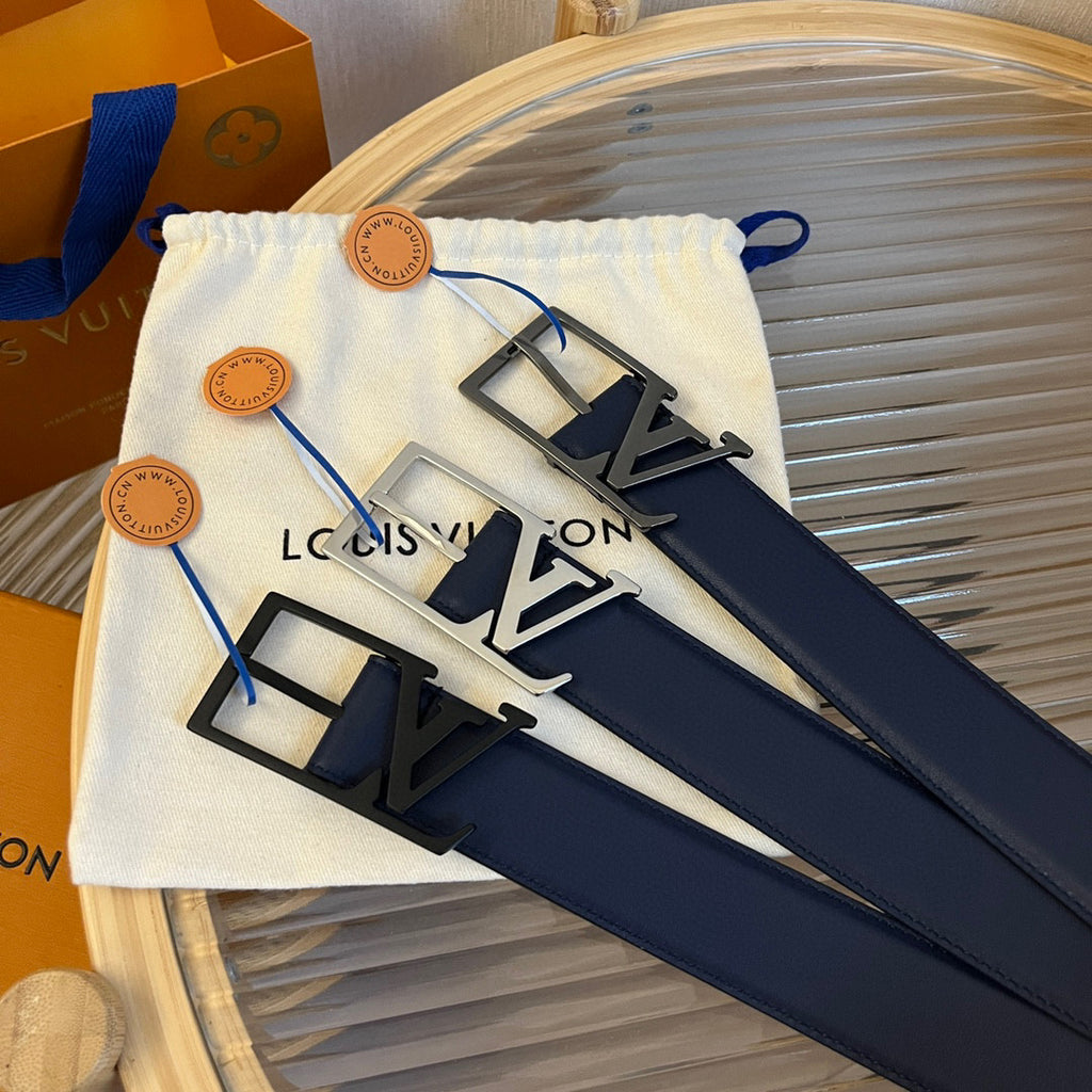 Ремінь Louis Vuitton з натуральної шкіри теляти з пряжкою-штифтом — фото 6
