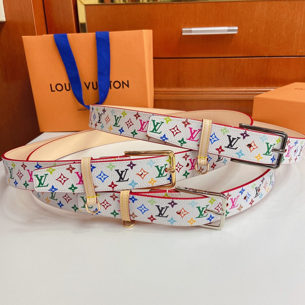 Ремінь Louis Vuitton з текстилю й натуральної шкіри з пряжкою-штифтом — фото 6
