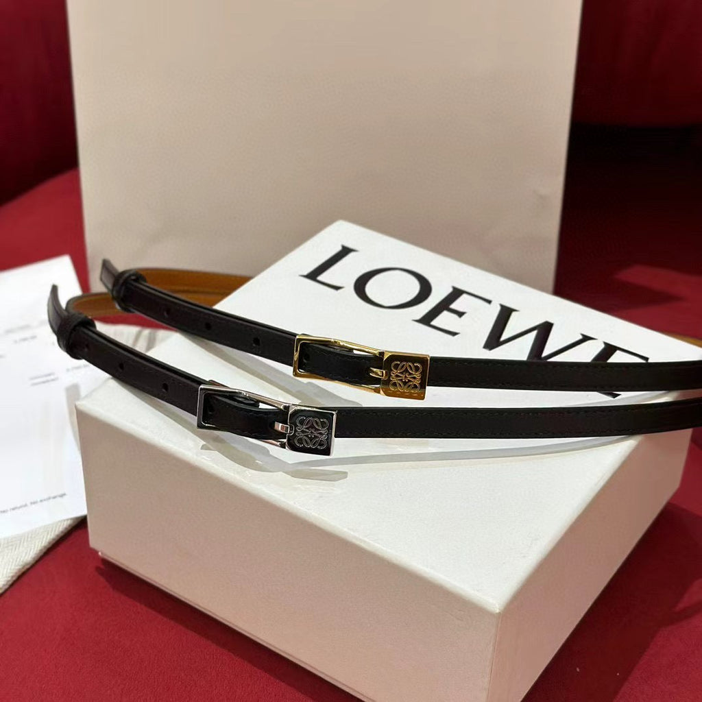 Ремінь Loewe з натуральної шкіри теляти — фото 6