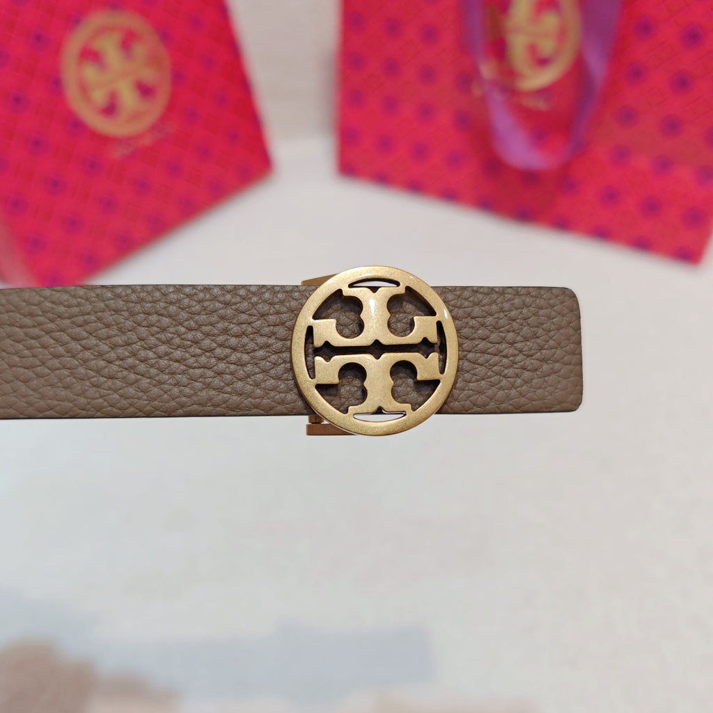 Ремінь Tory Burch з натуральної шкіри теляти — фото 5