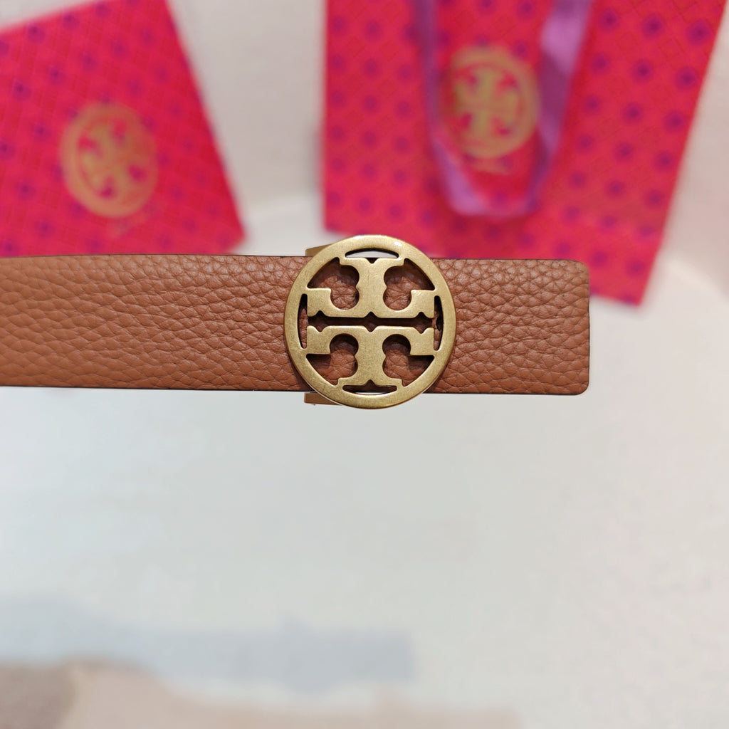 Ремінь Tory Burch з натуральної шкіри теляти — фото 5