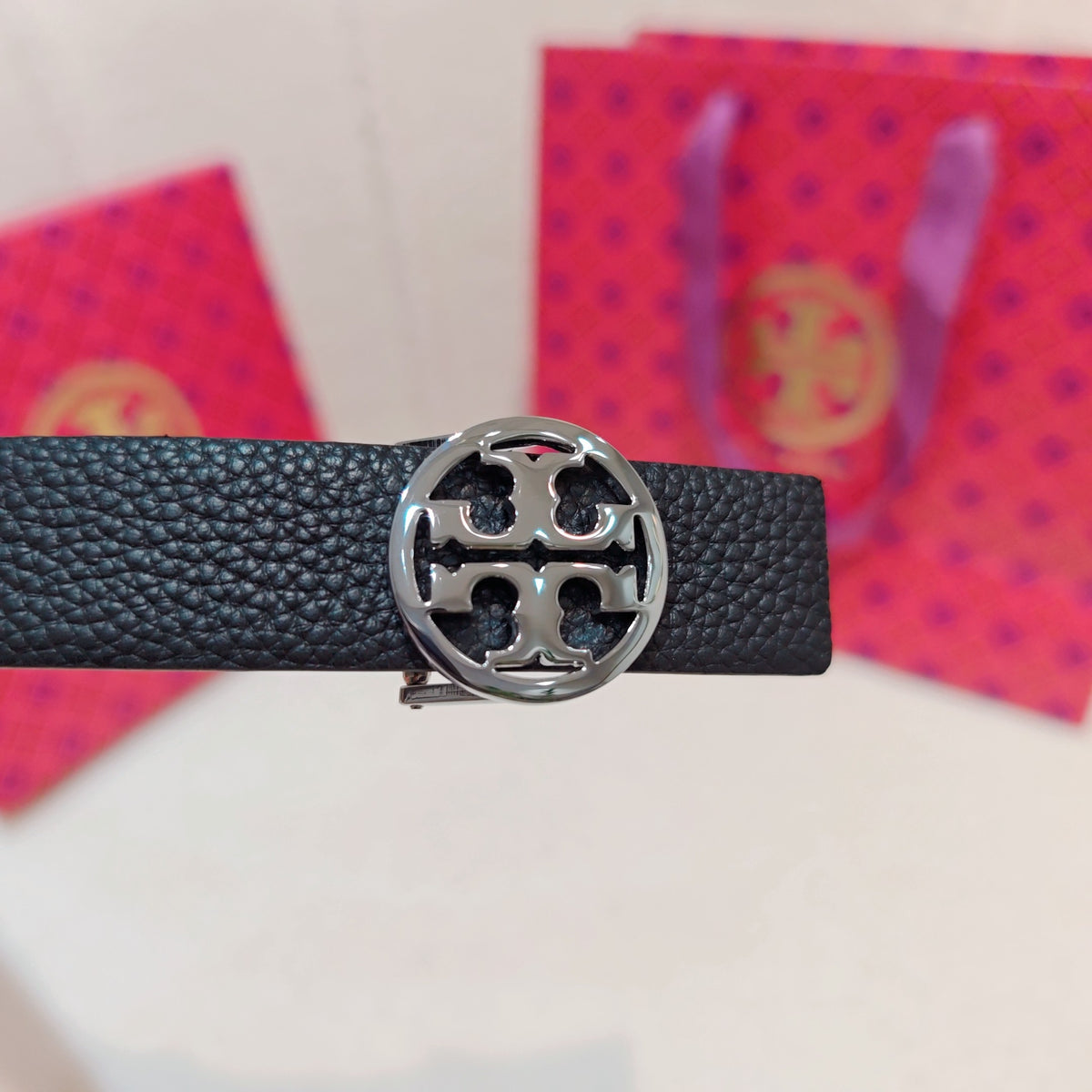 Ремінь Tory Burch з натуральної шкіри теляти — фото 5