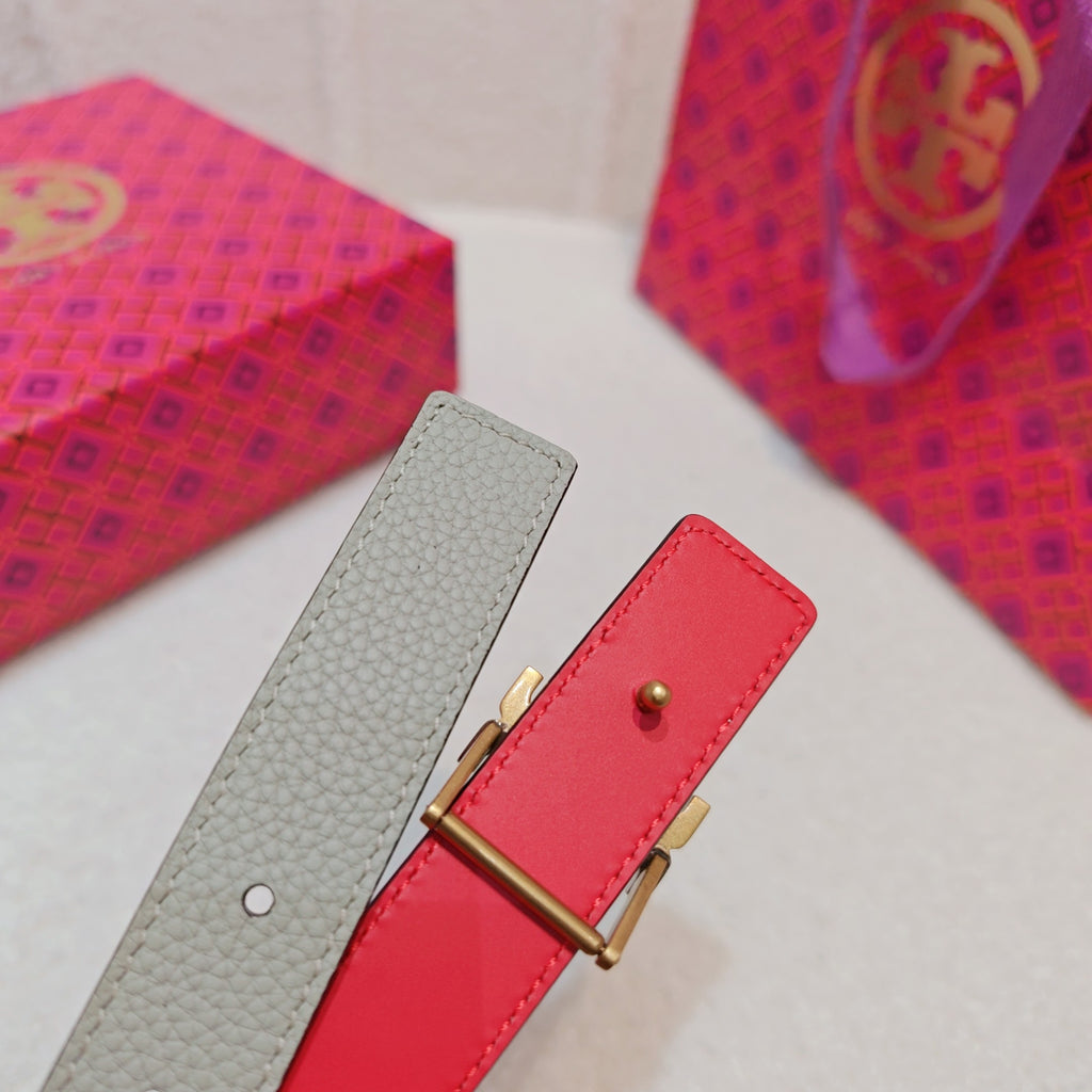 Ремінь Tory Burch з натуральної шкіри теляти — фото 6