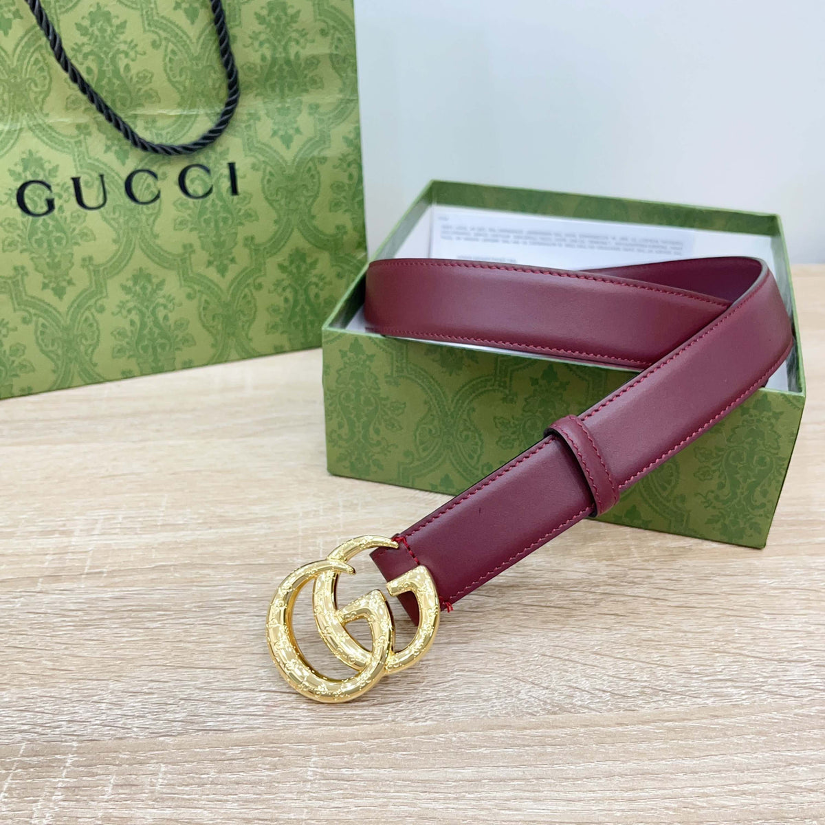 Ремінь Gucci з натуральної шкіри — фото 6