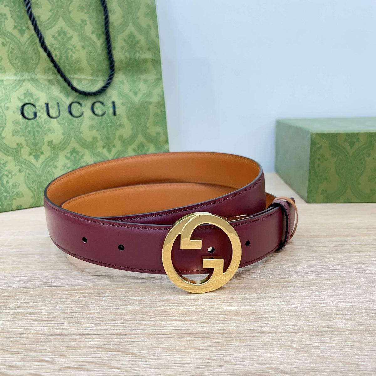 Ремінь Gucci з натуральної шкіри теляти — фото 4