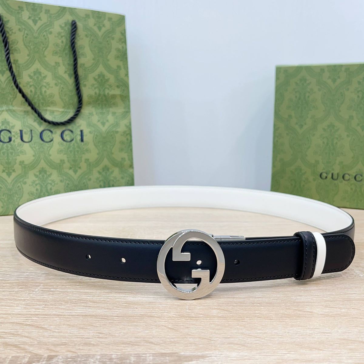 Ремінь Gucci з натуральної шкіри теляти — фото 1