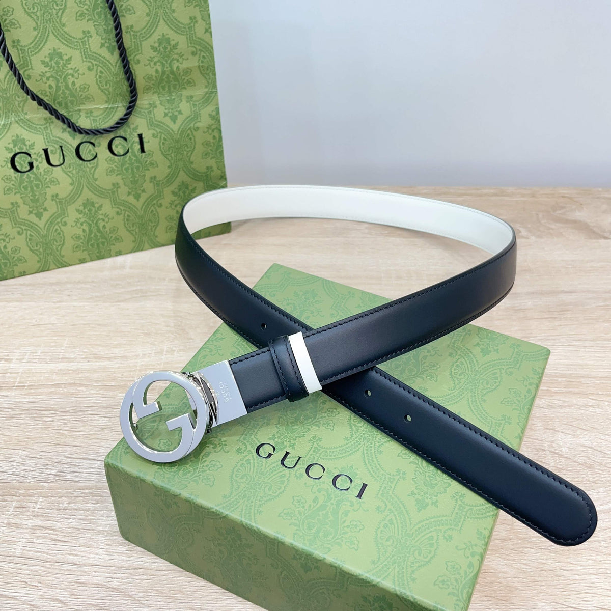 Ремінь Gucci з натуральної шкіри теляти — фото 2