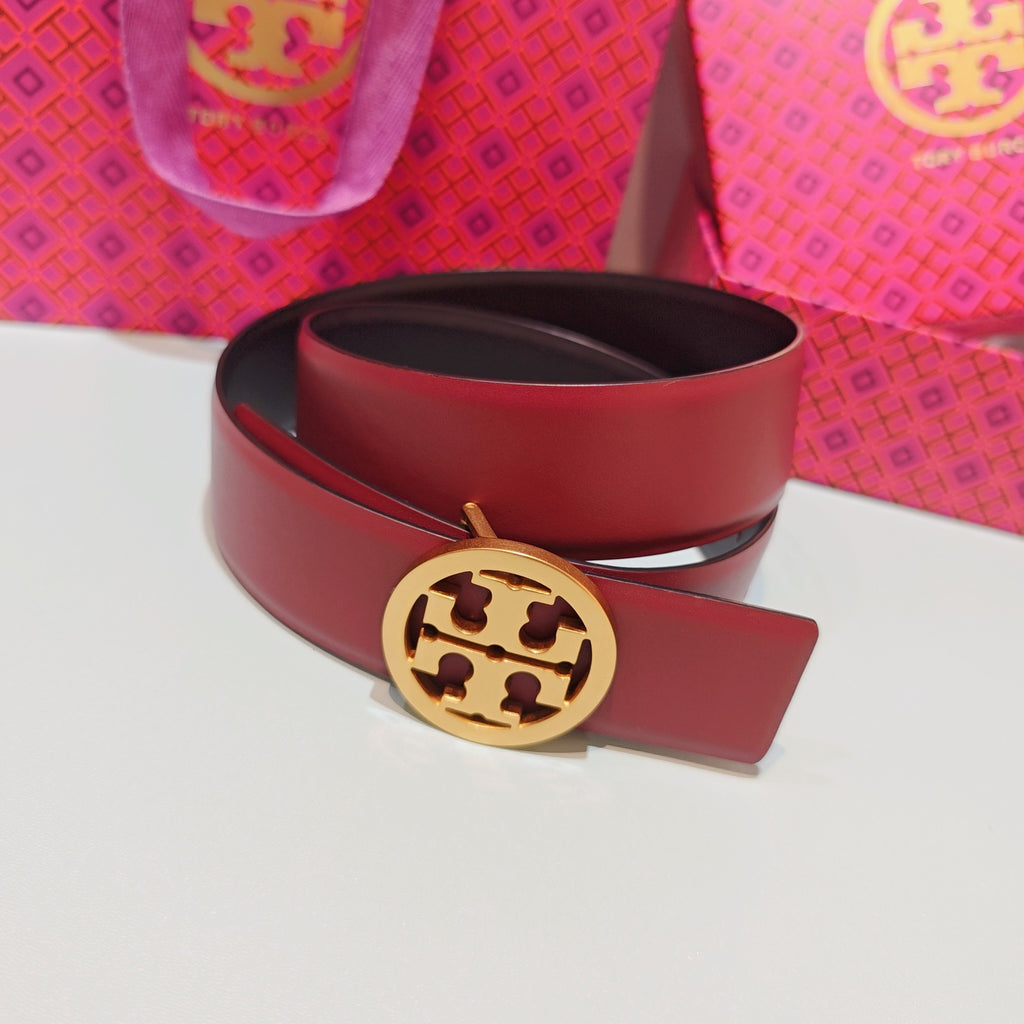 Ремінь Tory Burch з натуральної шкіри — фото 2