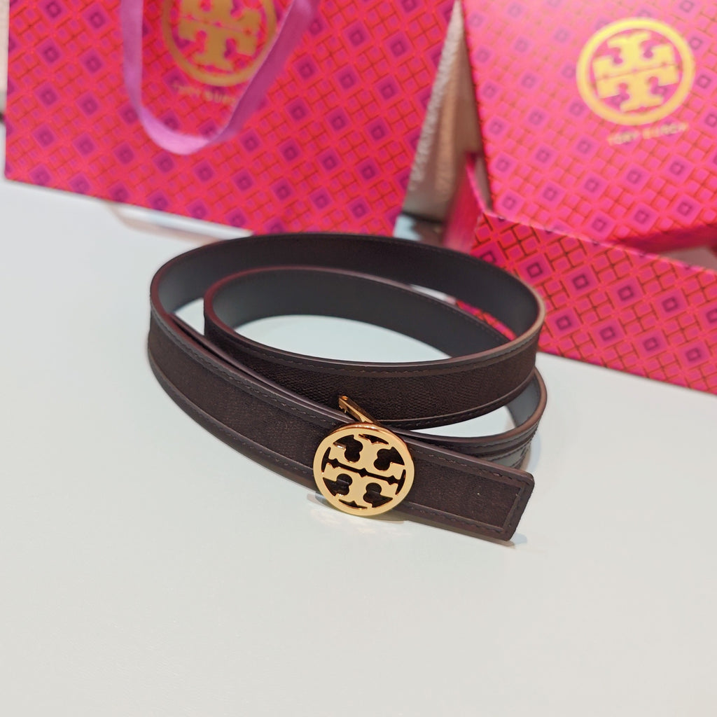 Ремінь Tory Burch з шкіри — фото 3
