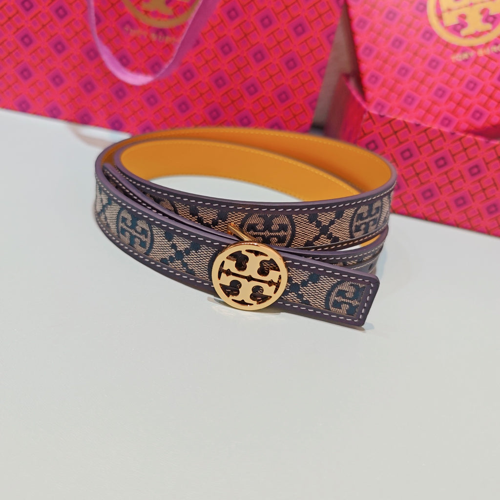 Ремінь Tory Burch з шкіри — фото 3