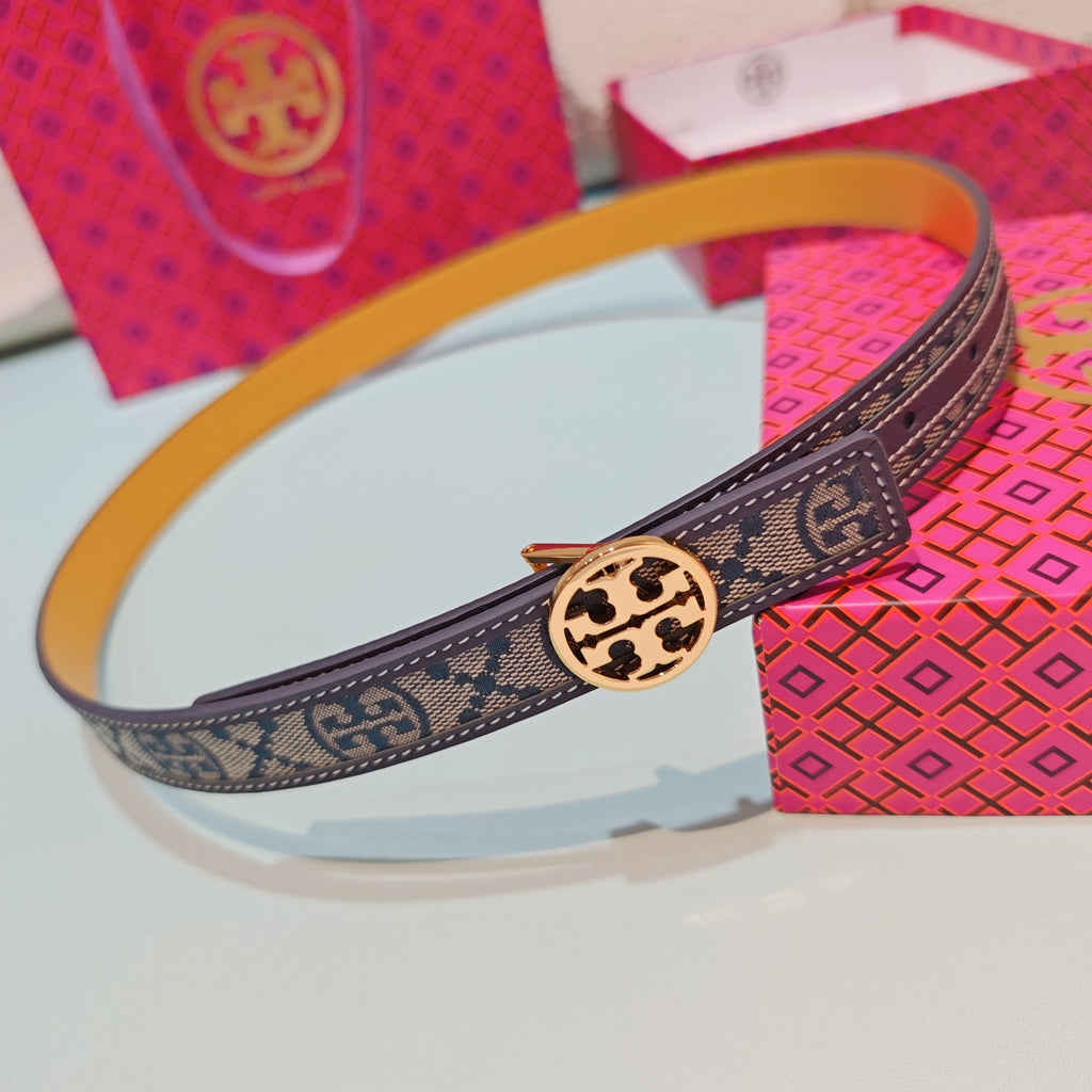 Ремінь Tory Burch з шкіри — фото 1