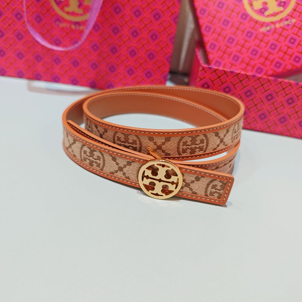 Ремінь Tory Burch з шкіри — фото 3