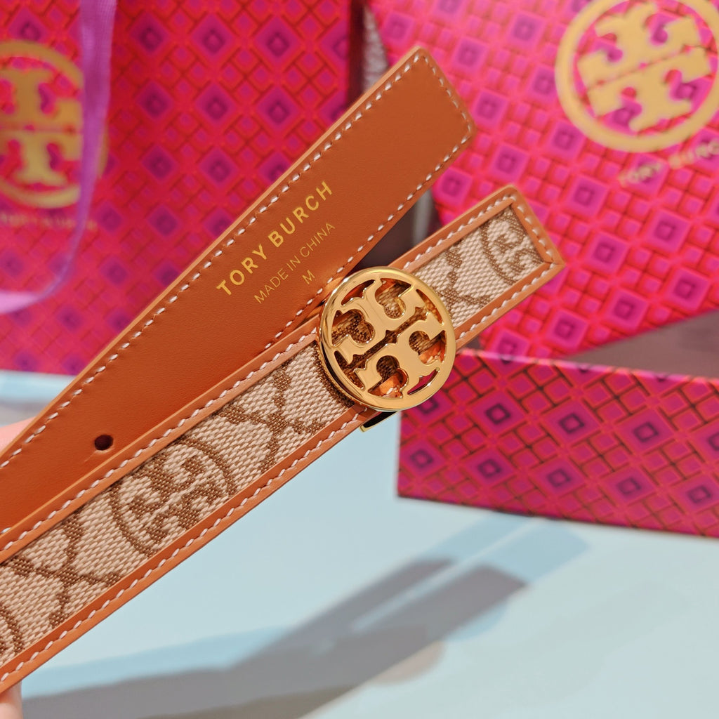 Ремінь Tory Burch з шкіри — фото 5