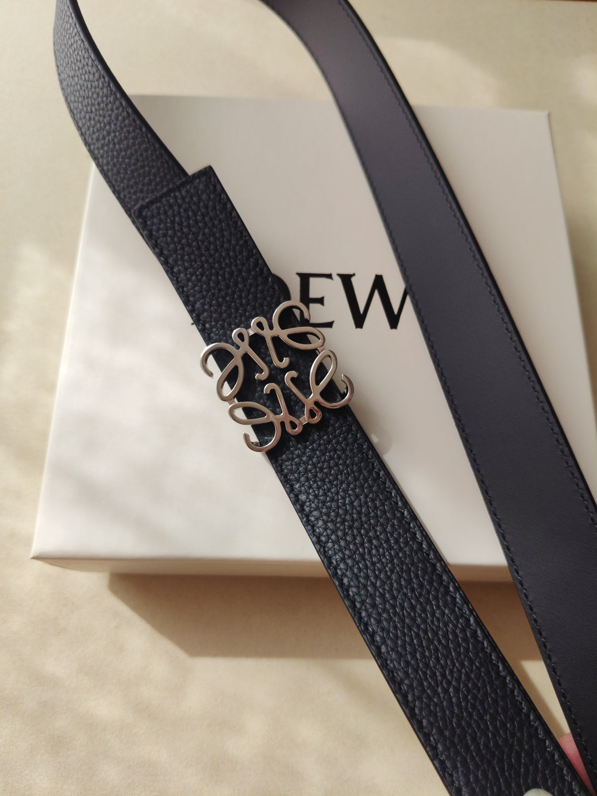 Ремінь Loewe з натуральної шкіри