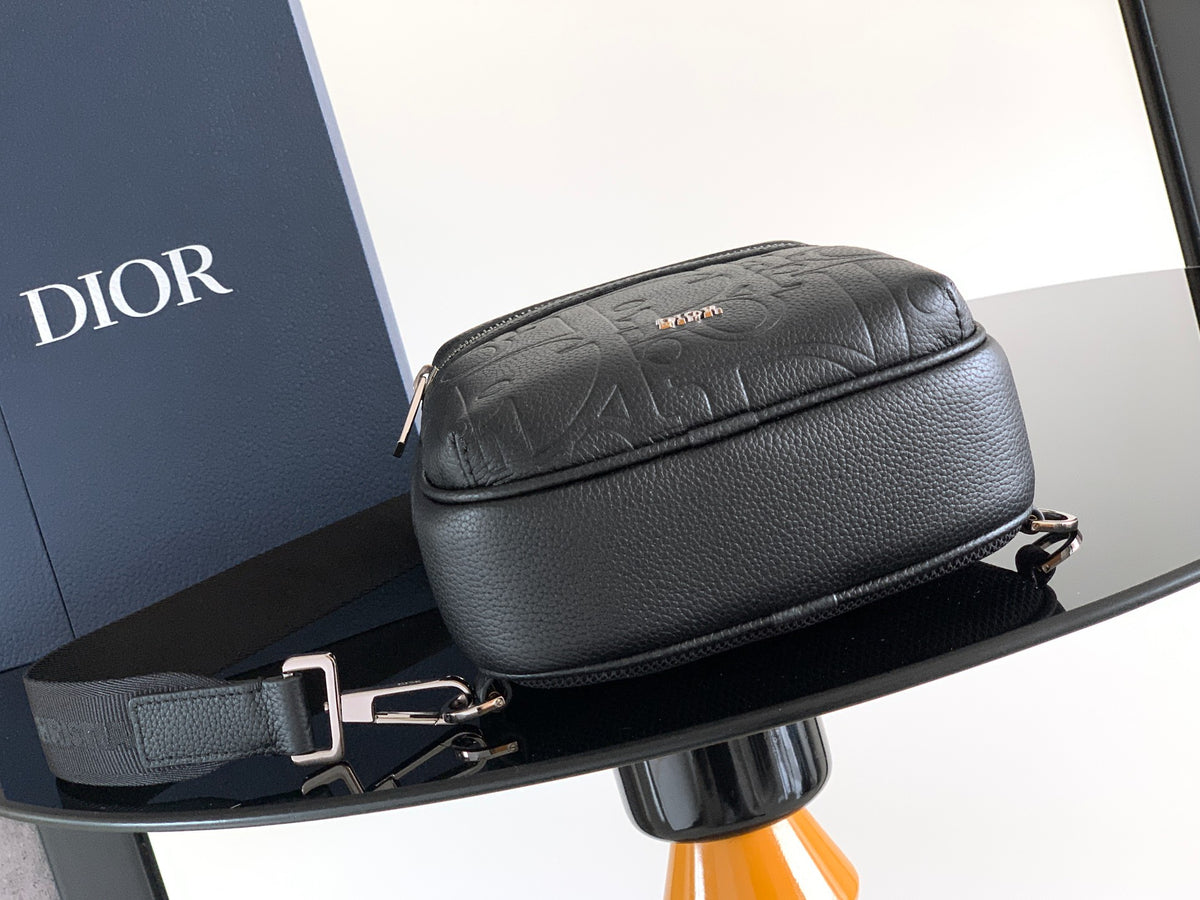 Поясна сумка Dior Rider із зернистої натуральної шкіри — фото 4