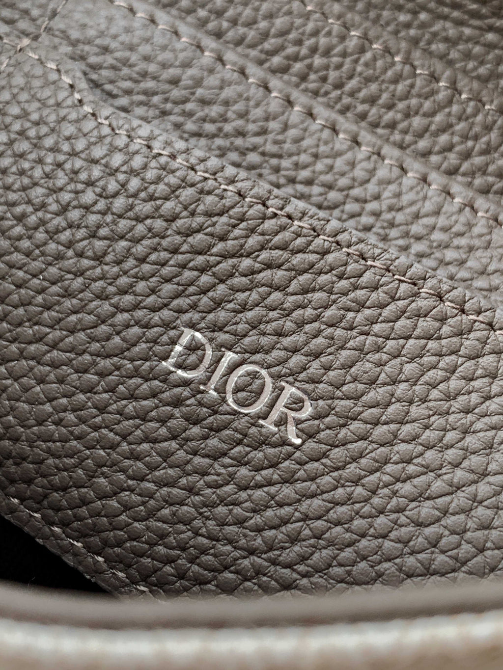 Клатч Dior Normandie із зернистої натуральної шкіри, чорний — фото 9