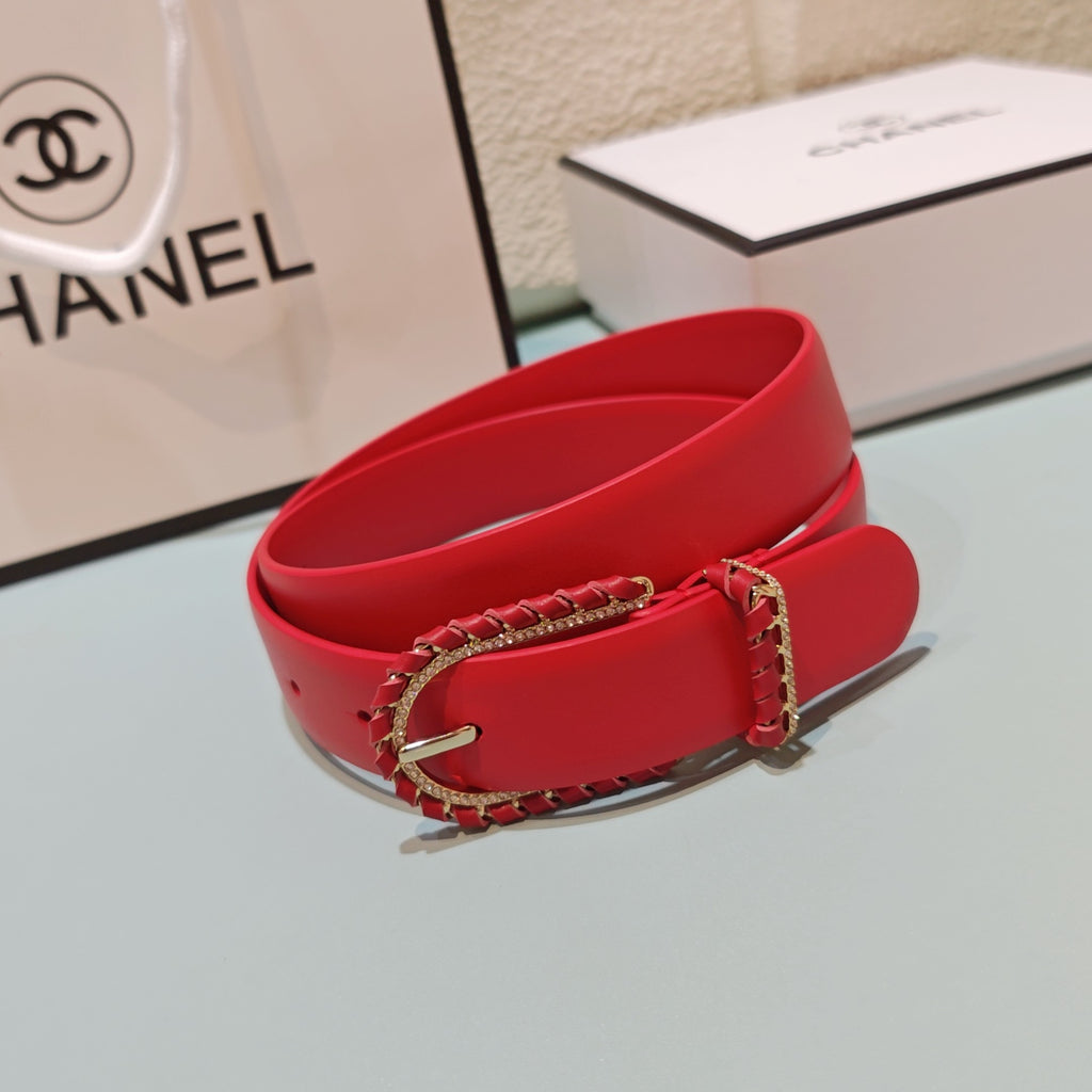 Ремінь Chanel з натуральної шкіри — фото 3