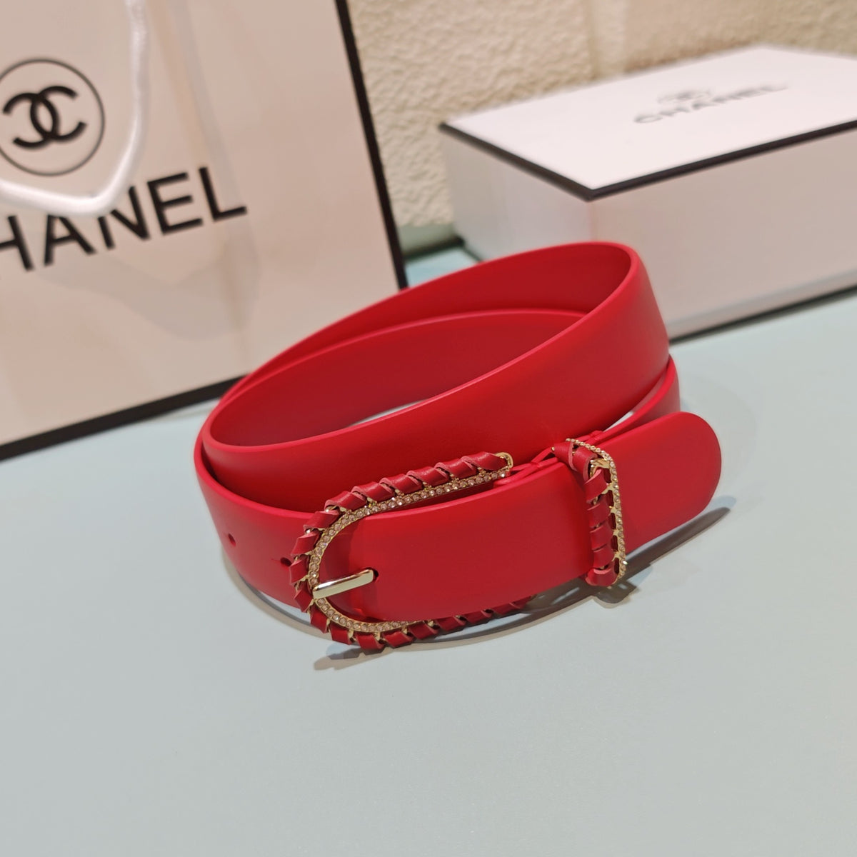 Ремінь Chanel з натуральної шкіри — фото 3