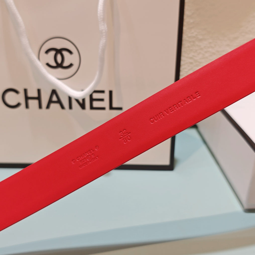 Ремінь Chanel з натуральної шкіри — фото 6