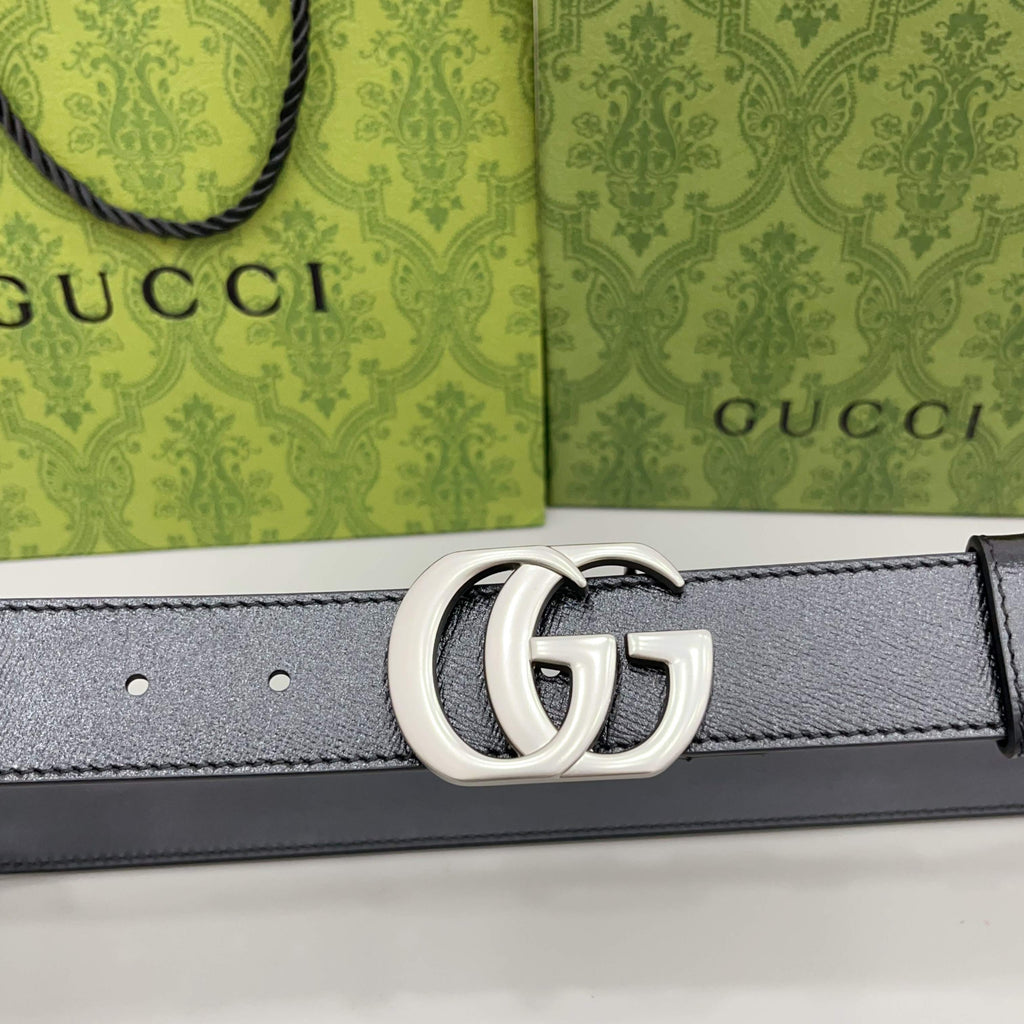 Ремінь Gucci Double G з натуральної шкіри — фото 4