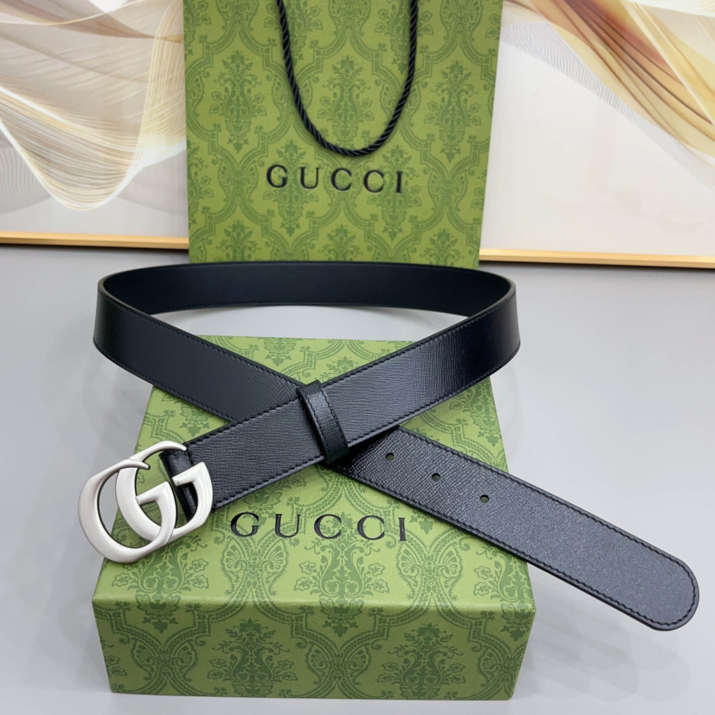 Ремінь Gucci Double G з натуральної шкіри — фото 3