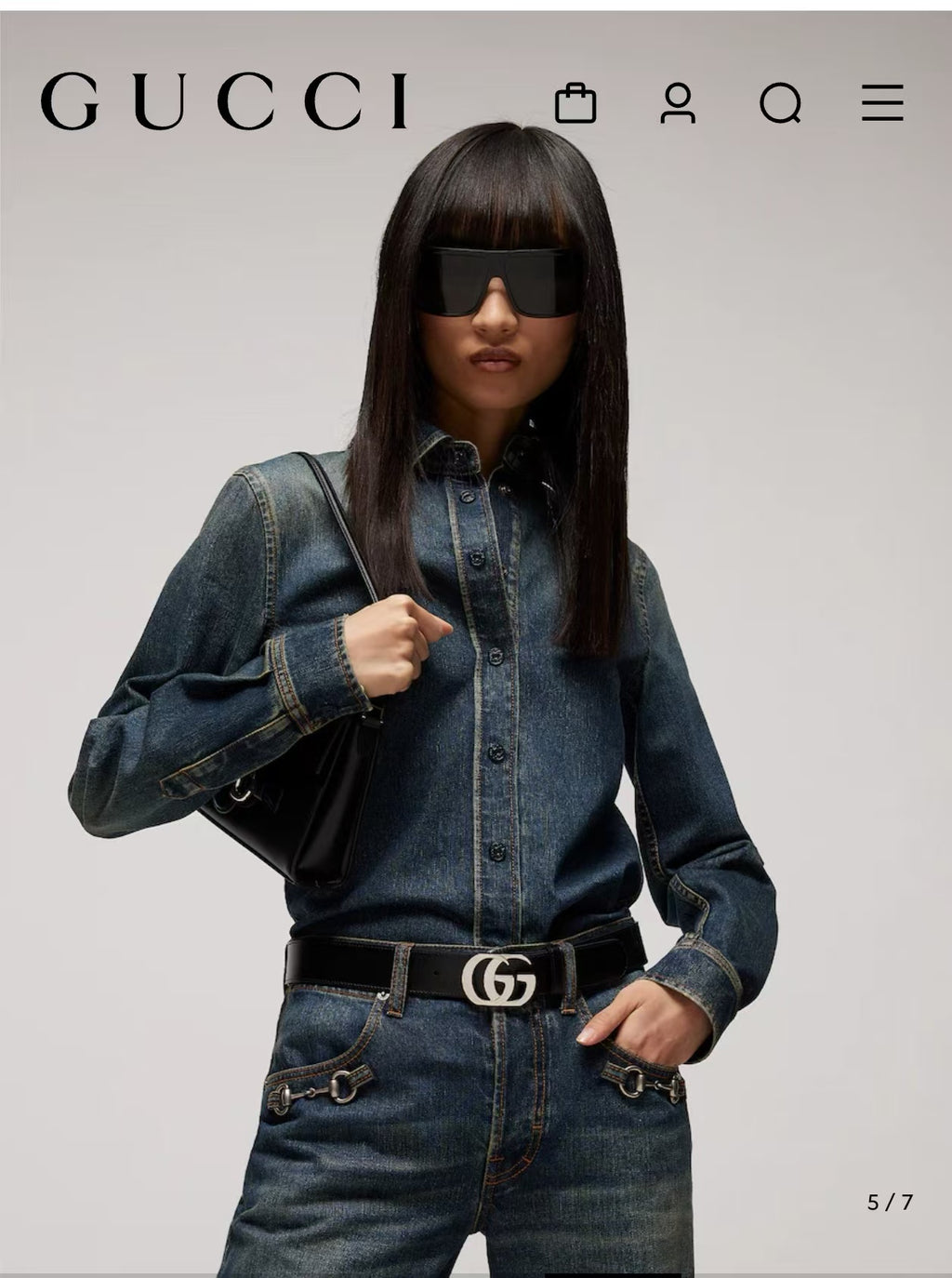 Ремінь Gucci Double G з натуральної шкіри — фото 6