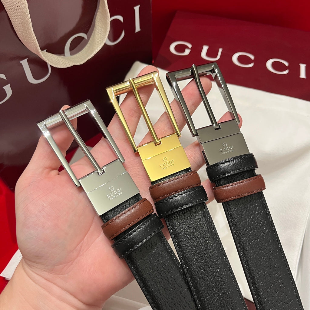 Ремінь Gucci з натуральної свинячої шкіри — фото 6