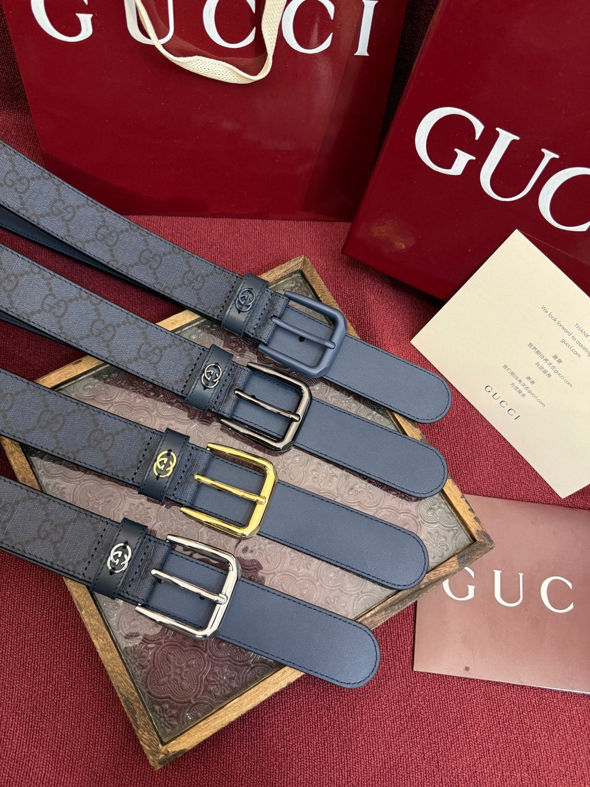 Ремінь Gucci з ПВХ та натуральної шкіри