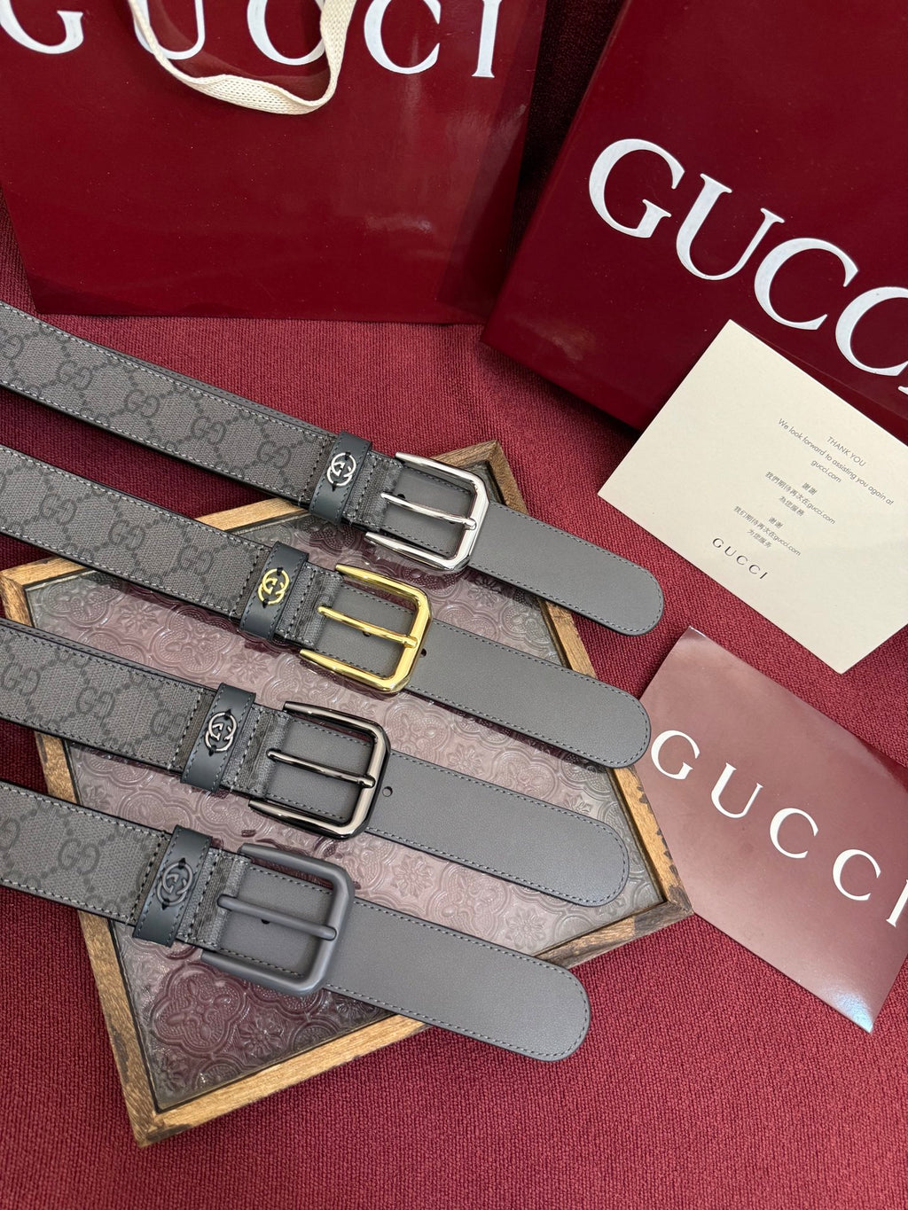 Ремінь Gucci з ПВХ та натуральної шкіри