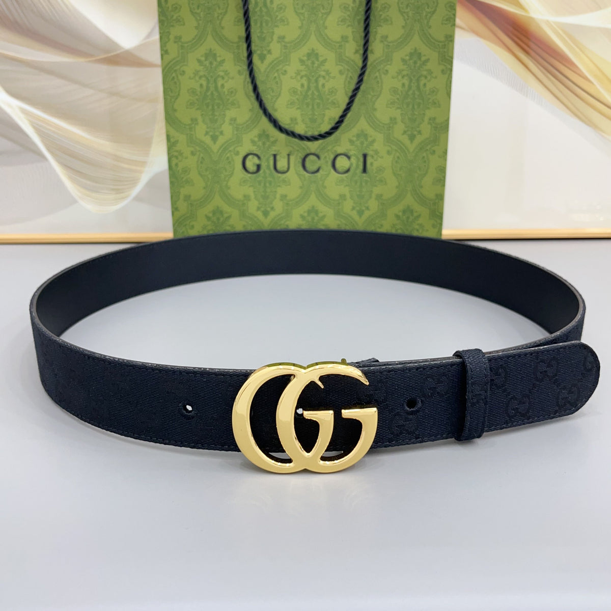 Ремінь Gucci з полотна