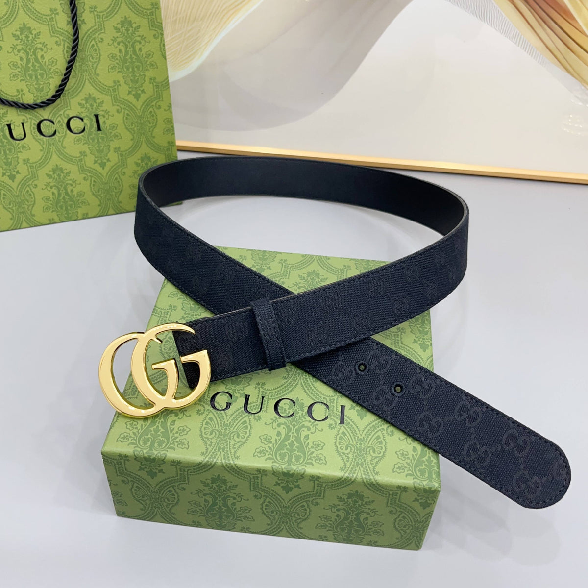 Ремінь Gucci з полотна